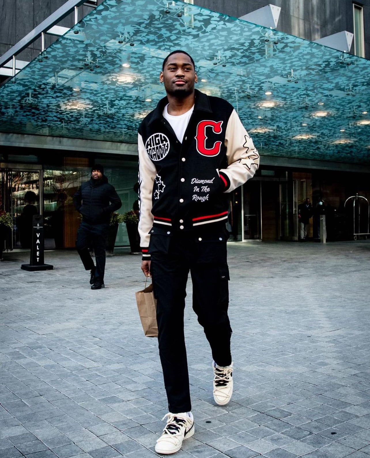 D.I.T.R. Black Varsity Jacket
