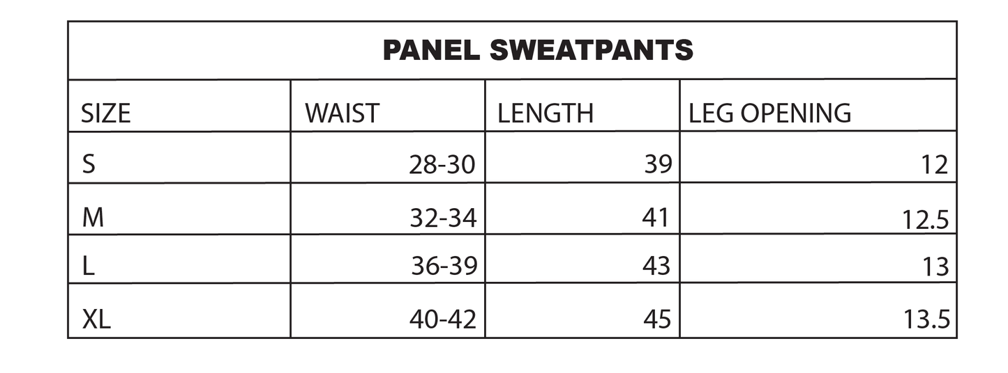 Black Panel Sweatpants