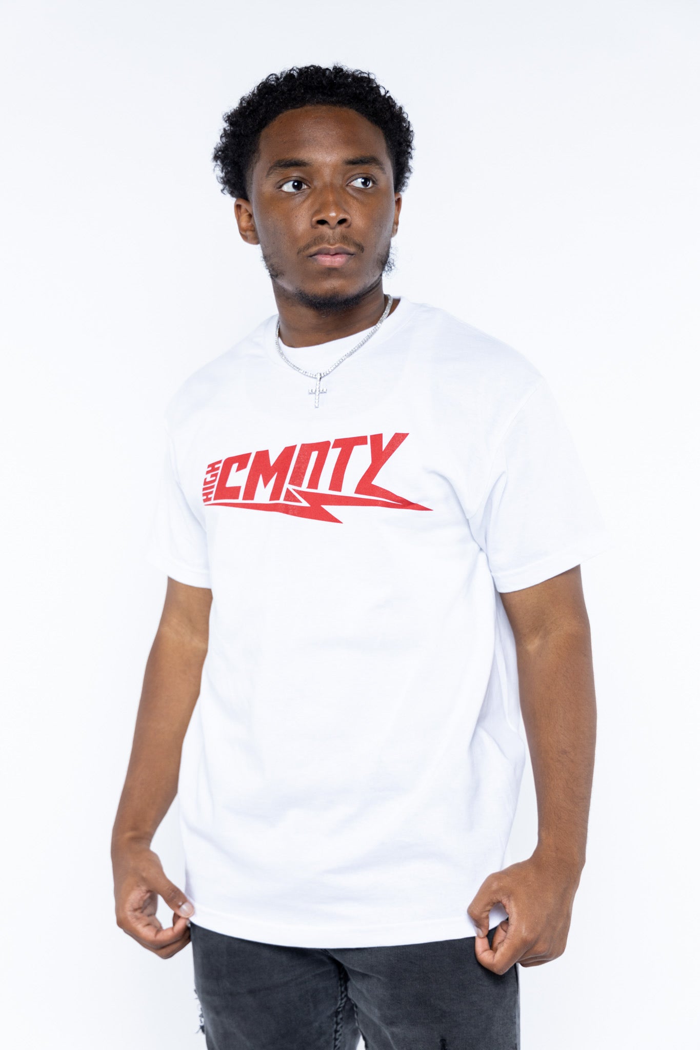 CMDTY BOLT TEE (RED)
