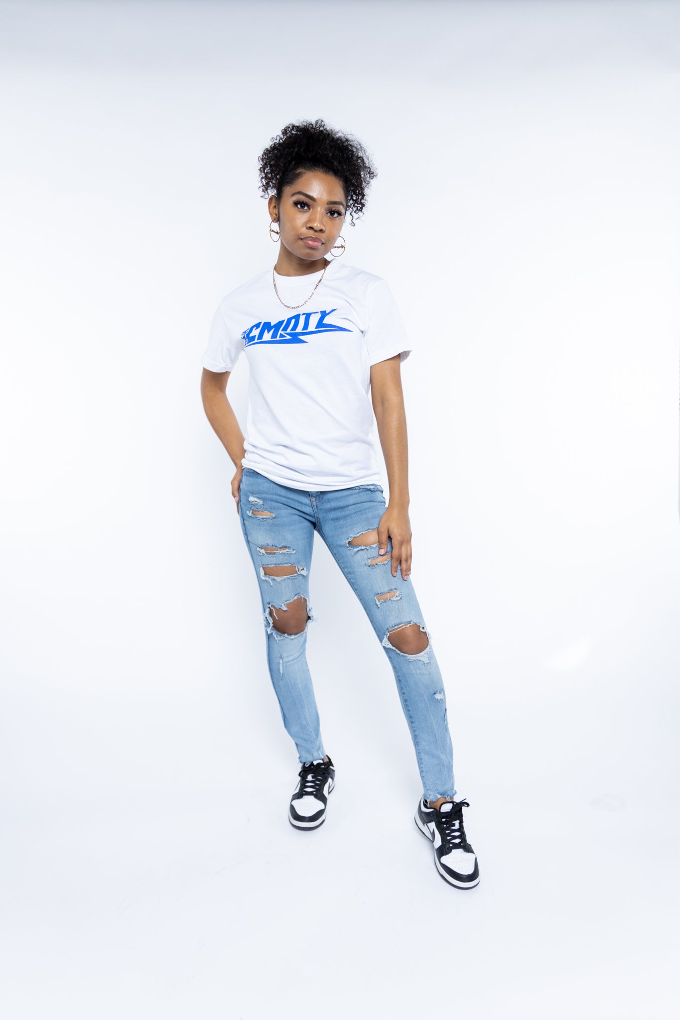CMDTY BOLT TEE (BLUE)