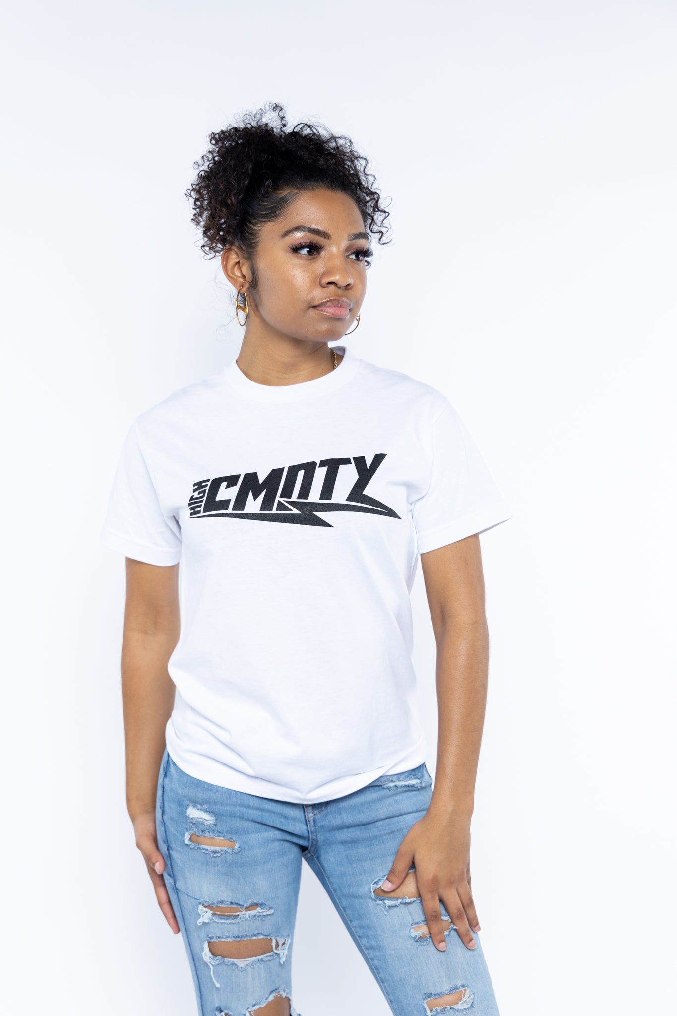 CMDTY BOLT TEE (BLACK)