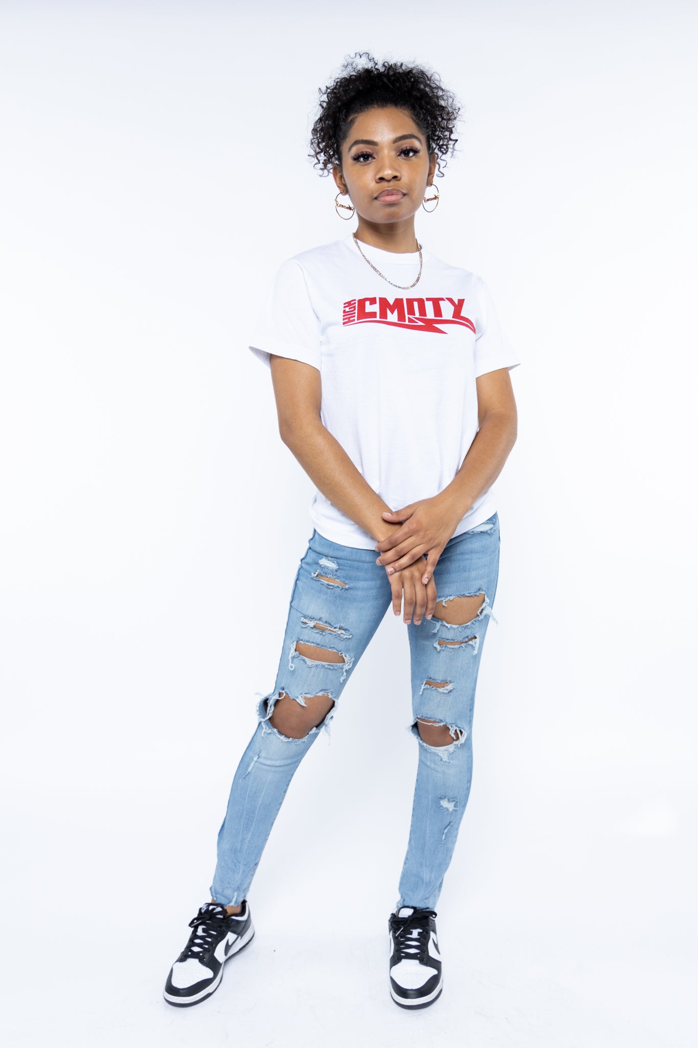 CMDTY BOLT TEE (RED)