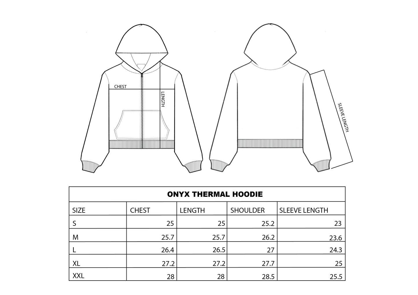 Onyx Thermal Hoodie