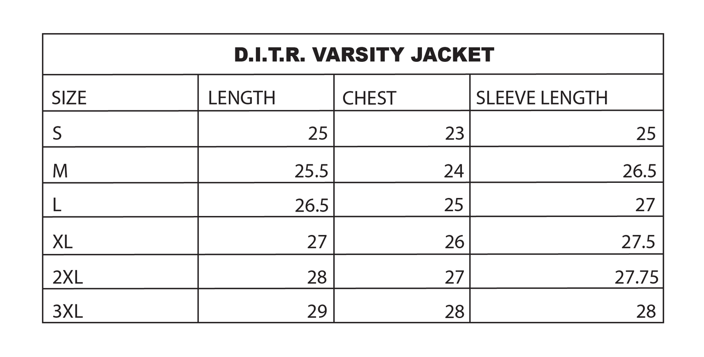 D.I.T.R. V2 Varsity Jacket