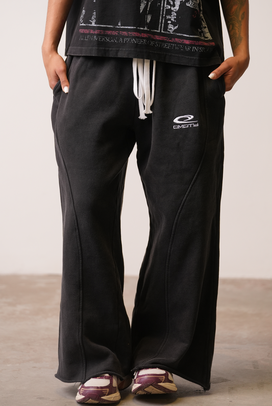 Black Panel Sweatpants