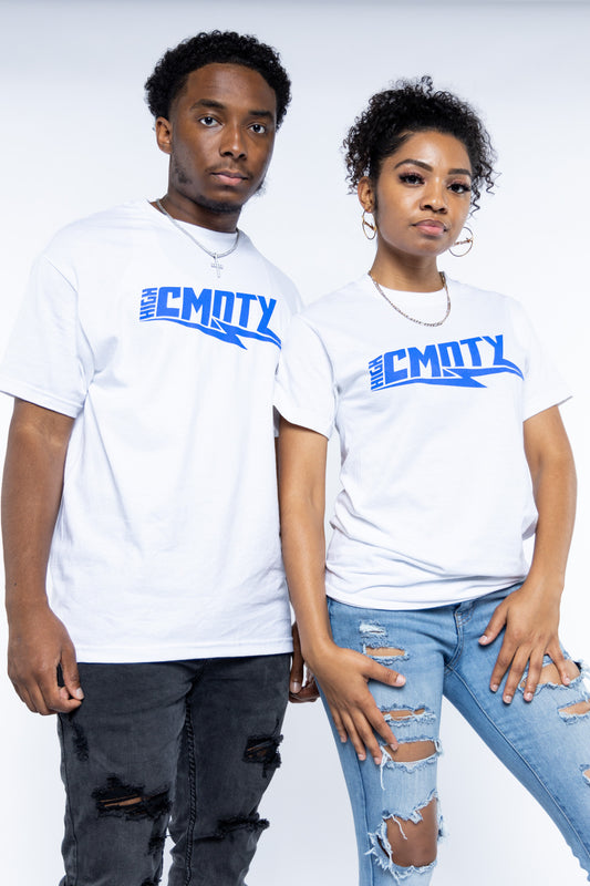 CMDTY BOLT TEE (BLUE)