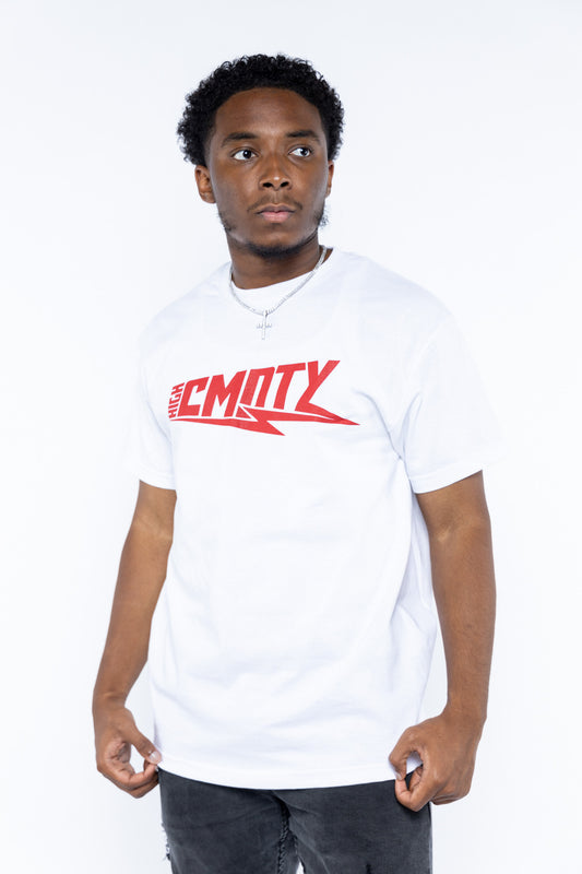 CMDTY BOLT TEE (RED)