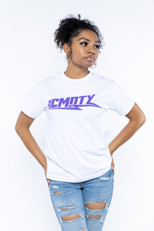 CMDTY BOLT TEE (PURPLE)