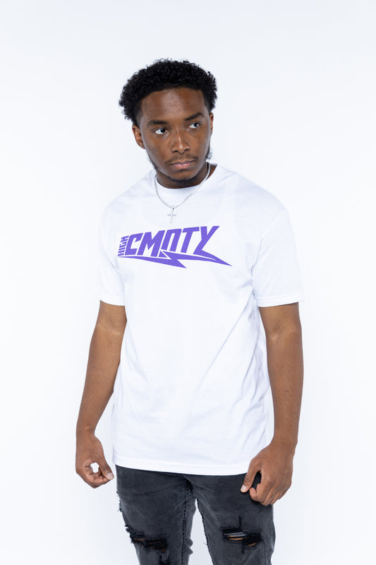 CMDTY BOLT TEE (PURPLE)